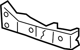 View BDTS52240 Fender Bracket (Left, Front) Full-Sized Product Image