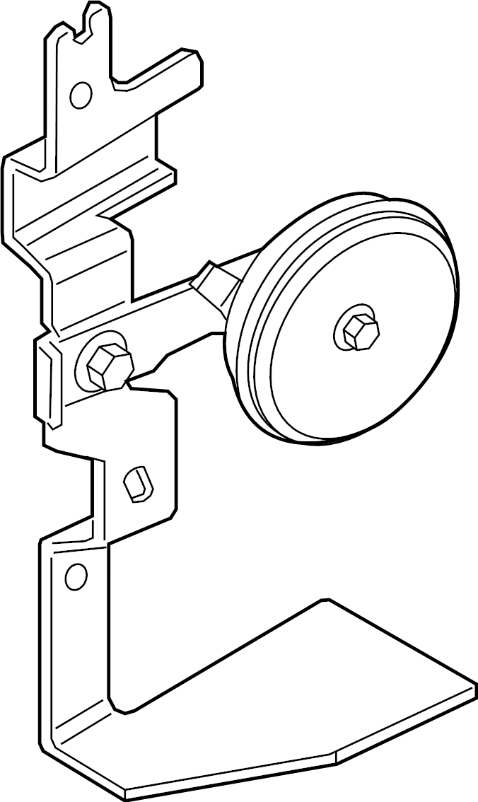 View BDGG6679Y HORN, LOW TONE.  Full-Sized Product Image