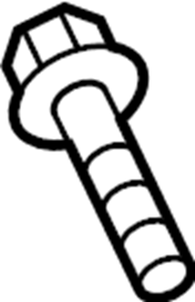 View 9YA02A041 Lower CONTROL arm bolt.  Full-Sized Product Image