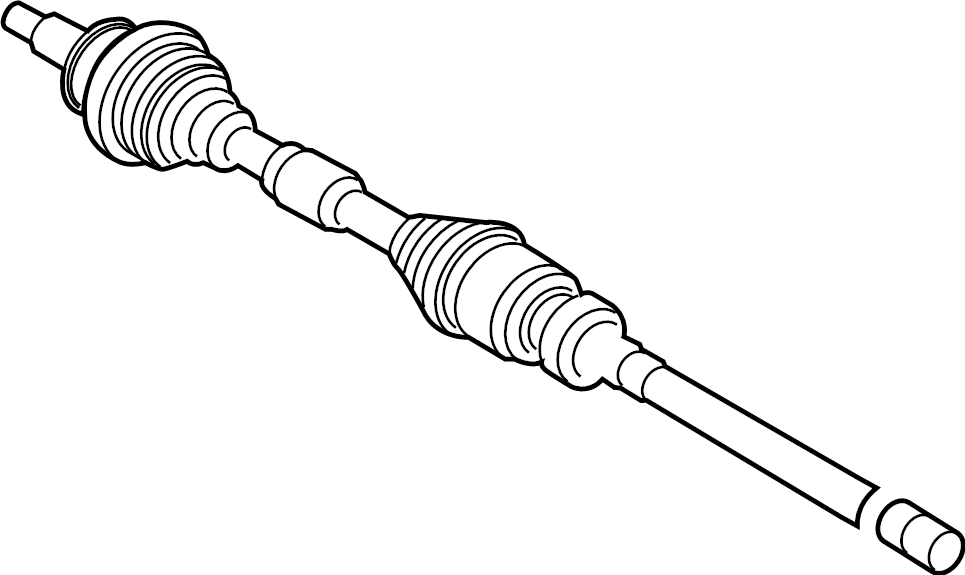 View FT002550X CV Axle Assembly Full-Sized Product Image