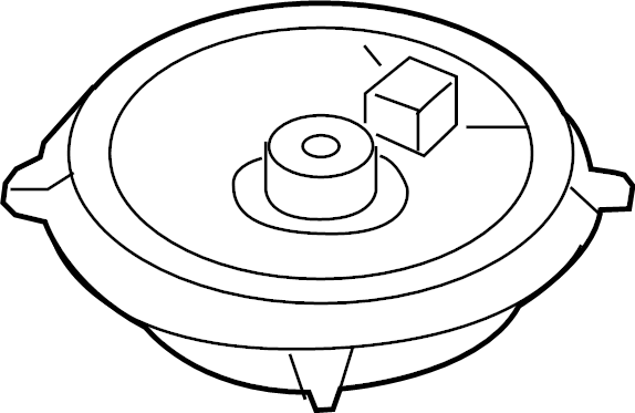 View BDJE66960 Speaker. WOOFER. Package tray.  Full-Sized Product Image