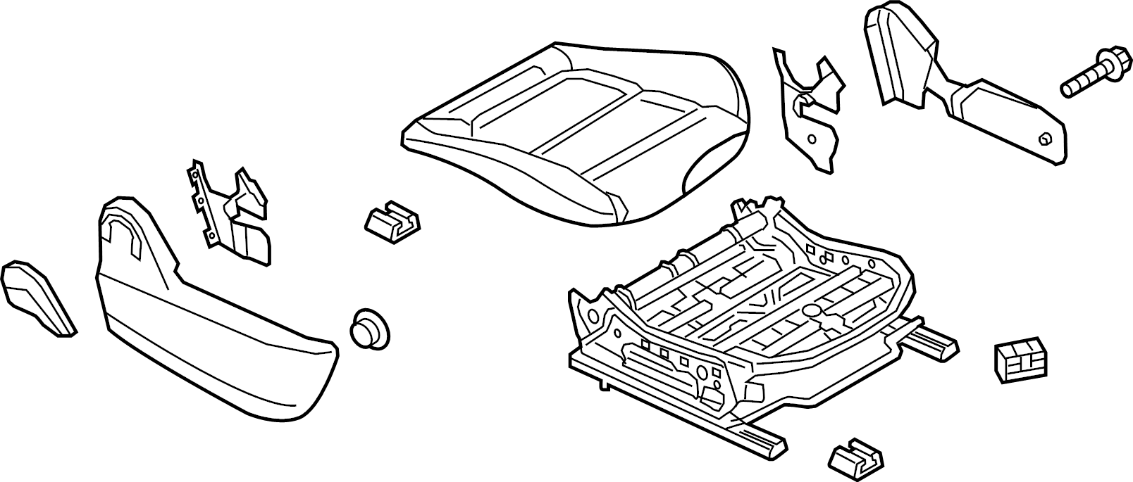 View BFBF57100J02 Seat Assembly. (Right, Front) Full-Sized Product Image