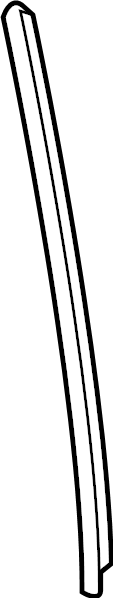View BDTS50M25 Applique seal strip. Rubber, SEAL - GARNI. (Left) Full-Sized Product Image