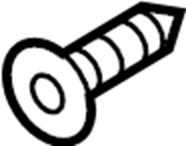 View 998650620 Door Interior Trim Panel Screw Full-Sized Product Image