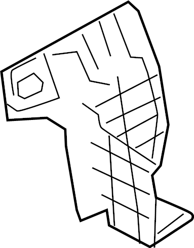 View BCKN50340 Shield, Splash. Bumper. (Right) Full-Sized Product Image