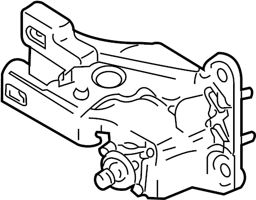 View GG2A510BX Headlight Bracket (Left, Lower) Full-Sized Product Image