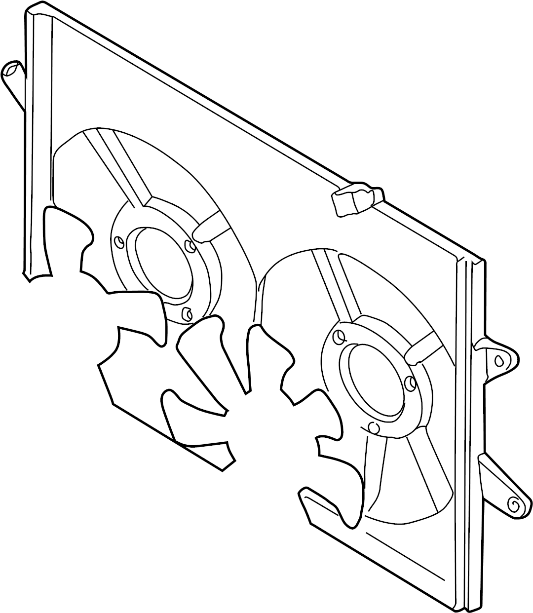 View FS1G15210 Engine Cooling Fan Shroud Full-Sized Product Image