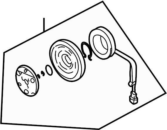 View GD7A61L10 A/C Compressor Clutch Full-Sized Product Image