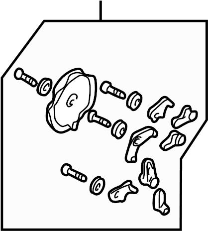 View GD7A61A30 HVAC Mode Door Lever Link Full-Sized Product Image