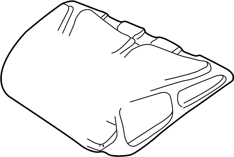 View GD7A56681 Hood Insulation Pad Full-Sized Product Image