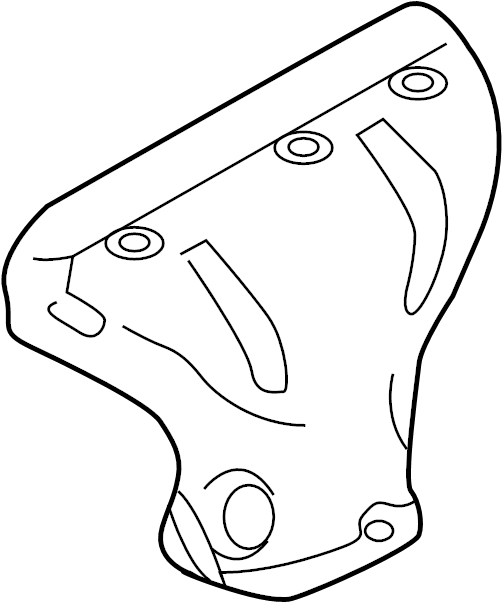 View FP4913390 Exhaust Manifold Heat Shield Full-Sized Product Image