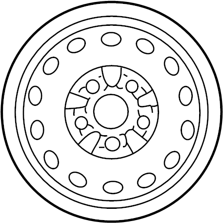View 9965G95540 Wheel Full-Sized Product Image