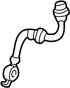 View B45543980B Brake Hydraulic Hose Full-Sized Product Image