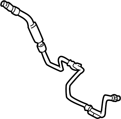 View GB6H32430B Power Steering Pressure Hose (Lower) Full-Sized Product Image