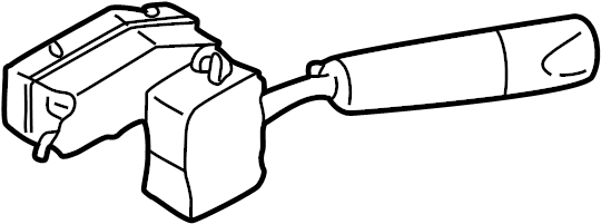 View GD8B66135 Windshield Wiper Switch (Front) Full-Sized Product Image