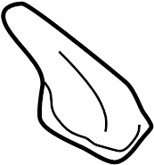 View GG2A64432B80 Parking Brake Lever Cover (Rear) Full-Sized Product Image