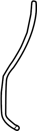 View GD7B69921 Sunroof Drain Hose (Front) Full-Sized Product Image