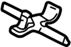 View J00167C31 Sunroof Drain Hose Clip Full-Sized Product Image