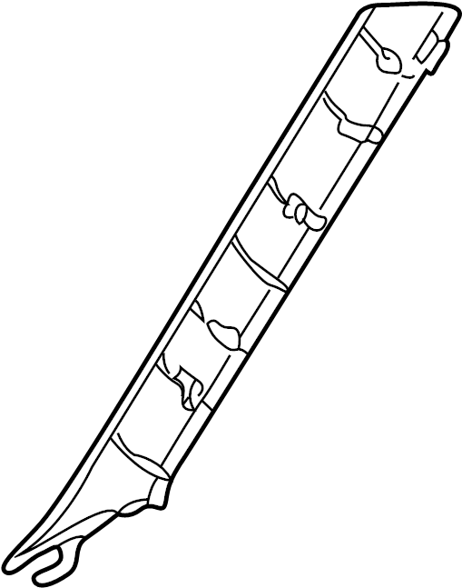 View GD7A68160F80 Body A-Pillar Trim Panel (Right) Full-Sized Product Image