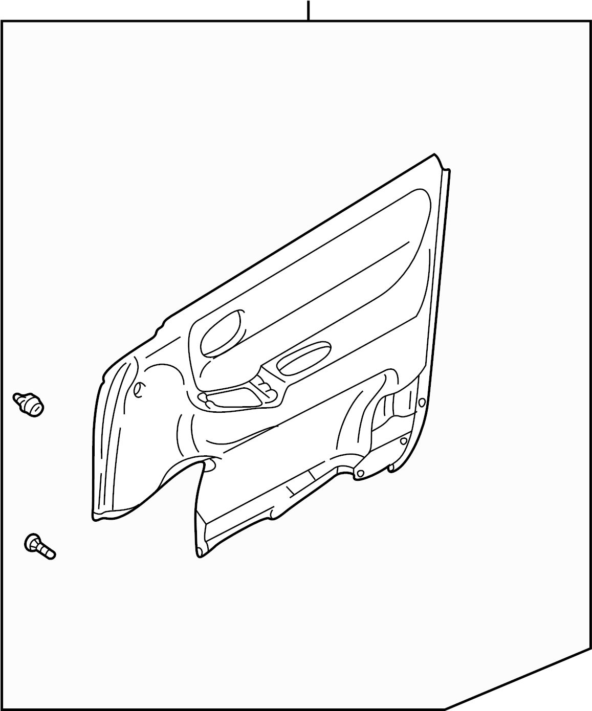 View GD7D6846YF29 Door Interior Trim Panel Full-Sized Product Image