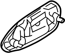 View GD1E7341023 Exterior Door Handle Full-Sized Product Image