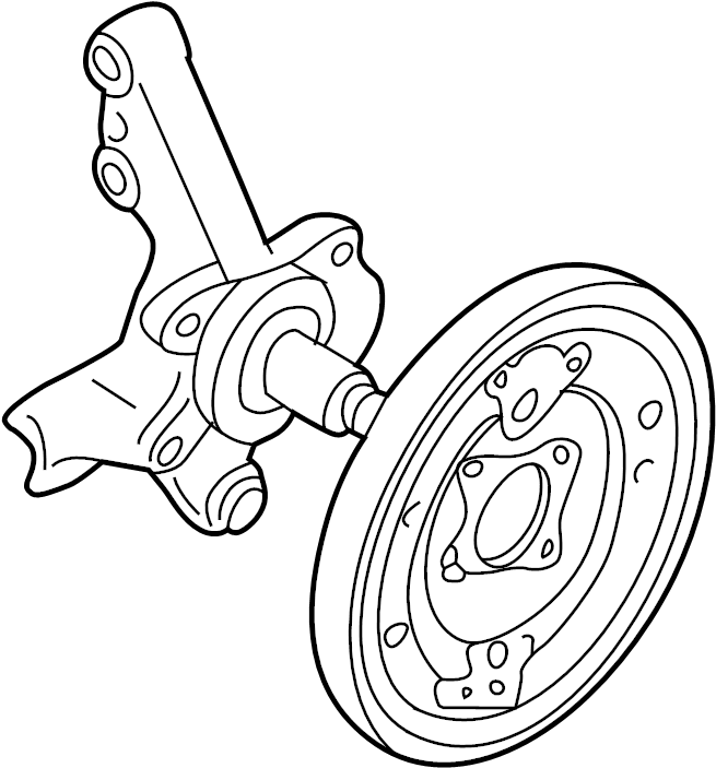 View GD7C26290 Brake Backing Plate (Left) Full-Sized Product Image