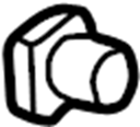 View 999100603 Grommet, Screw. Lock Assembly retainer clip.  Full-Sized Product Image