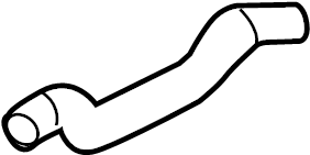 View AJ5715186C Radiator Coolant Hose (Upper) Full-Sized Product Image