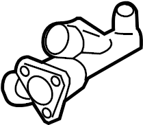 View AJ5115176B Engine Coolant Thermostat Housing Full-Sized Product Image