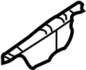 View GJ6A53227 Fender Apron Reinforcement (Right, Upper) Full-Sized Product Image