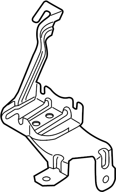 View GK2A43310 ABS Modulator Bracket Full-Sized Product Image