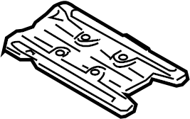 View AJC110402 Engine Oil Sump Windage Tray Full-Sized Product Image
