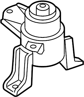 View GK2K39060B Engine Mount Full-Sized Product Image