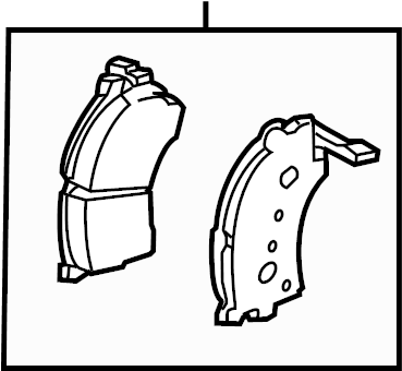 View GPYA3323ZG Disc Brake Pad Set (Front) Full-Sized Product Image