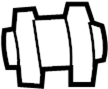 View GR1A34460 Suspension Control Arm Bushing (Rear, Lower) Full-Sized Product Image