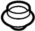View GJ6A34552 COVER, BALL JOINT. Upper CONTROL arm dust cap.  Full-Sized Product Image
