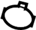 View GJ6A329L102 Steering Column Cover Plug (Lower) Full-Sized Product Image