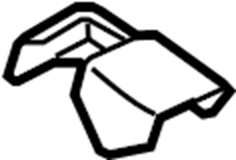 View GK2H5705402 Seat Track Cover (Rear) Full-Sized Product Image