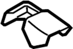 View GJ6A5705402 Seat Track Cover (Rear) Full-Sized Product Image
