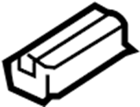 View GM9E509H9 Roof Molding Cap Full-Sized Product Image