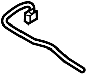 View GM9A67100 Liftgate Washer Hose Full-Sized Product Image