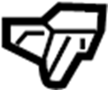 View GJ6J72608B Door Window Channel Clip (Right) Full-Sized Product Image