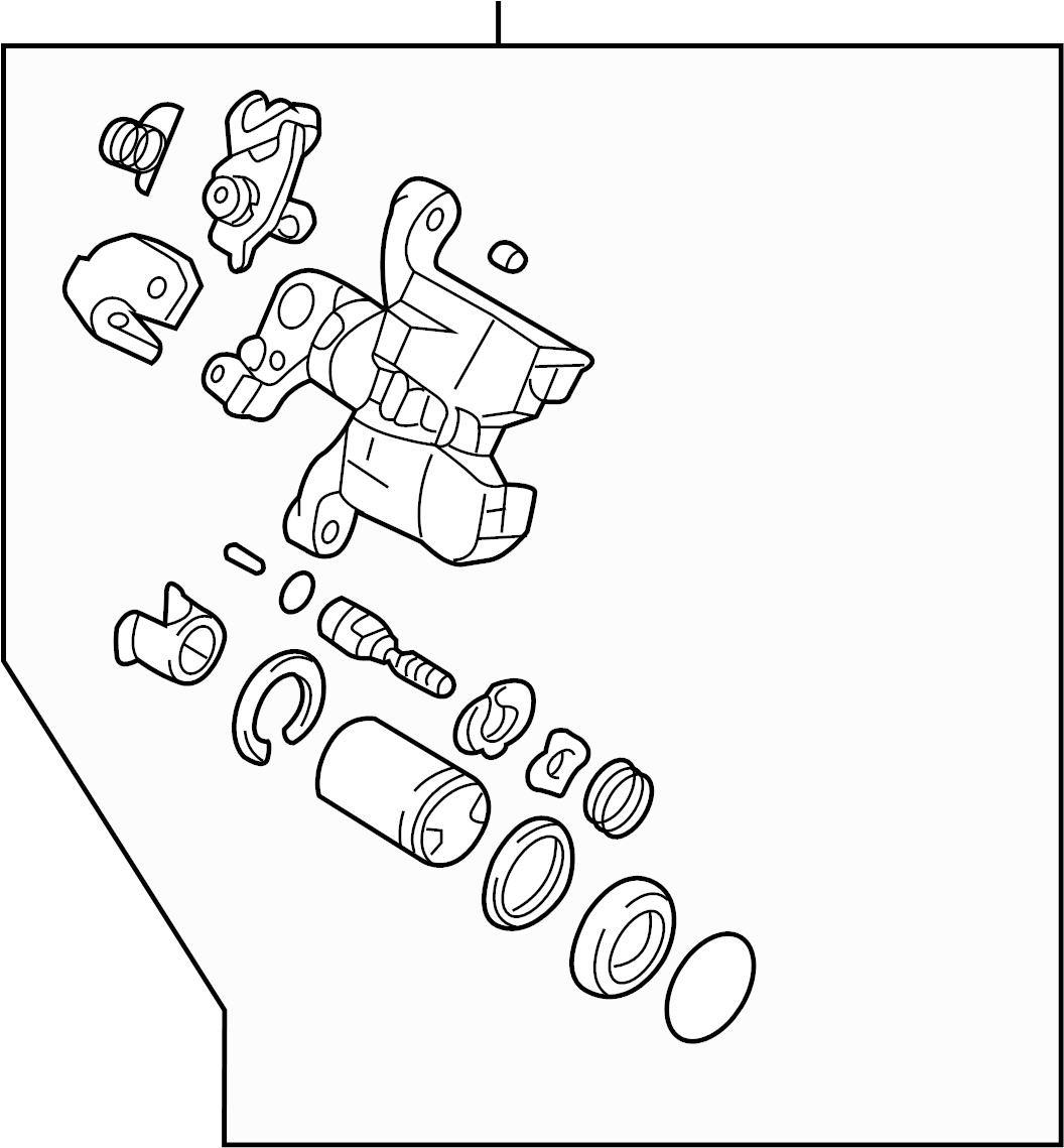 View GPZB2699ZA Disc Brake Caliper (Rear) Full-Sized Product Image