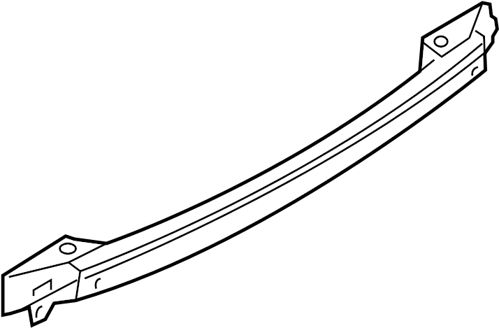 View GKYA50260E Bumper Impact Bar (Rear) Full-Sized Product Image