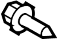 View 907860825 Bumper Impact Bar Bolt Full-Sized Product Image