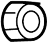 View 9XF20412X9 NUT.  Full-Sized Product Image