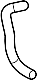 View L5A31518Y Radiator Coolant Hose (Rear, Lower) Full-Sized Product Image