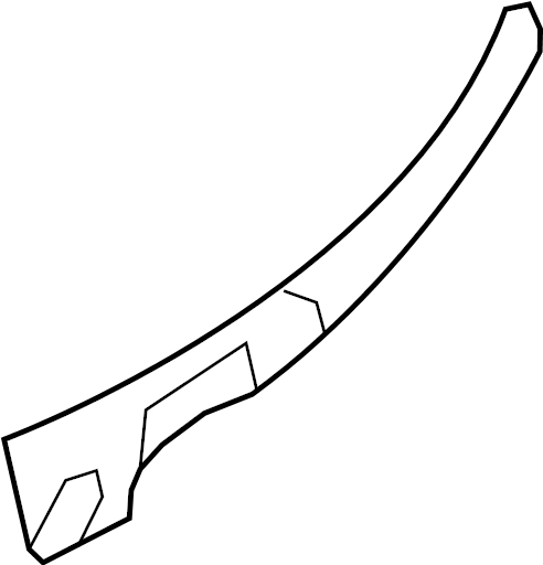 View GS3L51PC1A Fender Filler Panel (Left, Front, Upper) Full-Sized Product Image