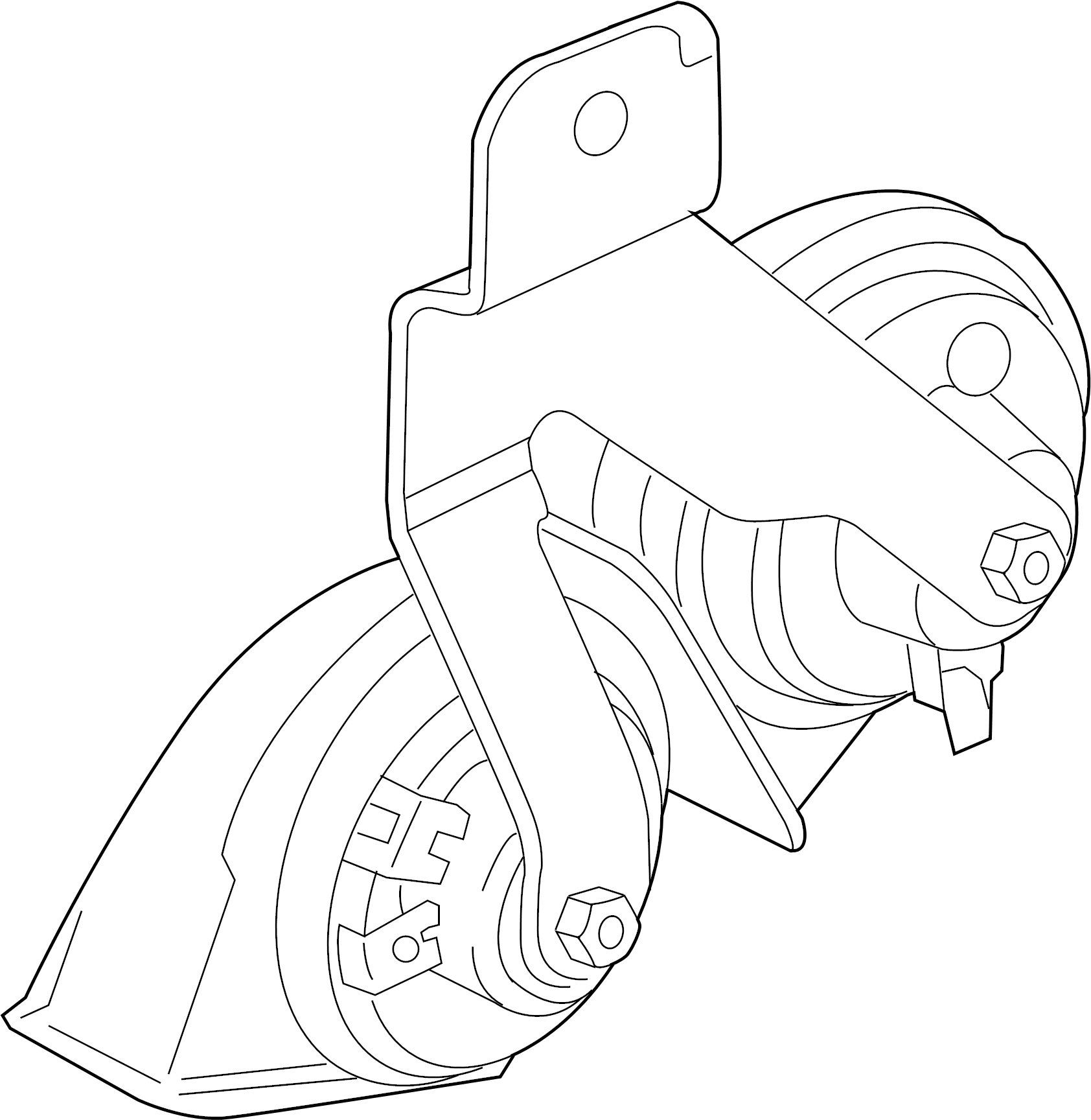 View GK2A6679Y Horn Full-Sized Product Image