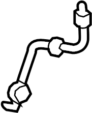 View GS3L43990A Hose. Brake. LEFT. Flexible. Hydraulic. (Left, Front) Full-Sized Product Image